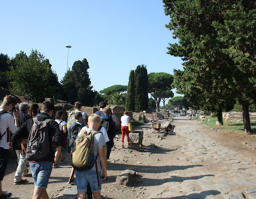 Auf dem Weg nach Ostia Antica.