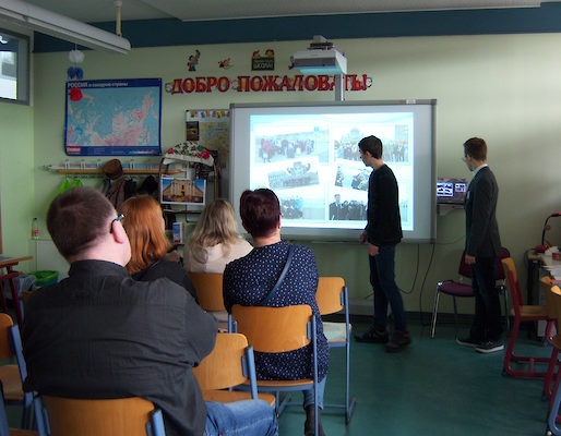 Interessierte konnte sich eine Präsentation zur Russlandreise des Johanneums nach St. Petersburg ansehen.